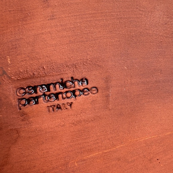 Ceramic partenopee oven casserole dish brown made in Italy - Picture 4 of 8